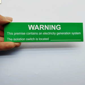 waterproof custom <b>sticker</b> home solar pv - Product Image 2