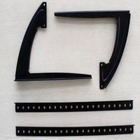 Support TV en acier pour écran LCD grand format 32-75 pouces KM-02, support de bureau sans perçage
