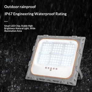 Plafonnier solaire carré d'extérieur, lampe intérieure super lumineuse, étanche et haute puissance pour l'éclairage domestique, balcon, couloir, hall - Product Image 2