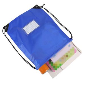 New Style Gym <b>Drawstring</b> Bag With Pvc Slot Large Capacity Outdoor Sports <b>Backpack</b> Personalized Logo Printed - Product Image 3
