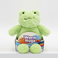Ours en peluche doux avec graines naturelles de lavande, petit chiot, grenouille, singe, jouet, sac de blé pour micro-ondes, fabricant d'oreillers en sarrasin
