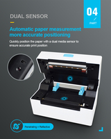 Imprimante d'étiquettes d'expédition thermique HONGWEN 4x6 sans fil, sans encre, 203 DPI, garantie 1 an pour DHL/UPS/FedEx/FBA