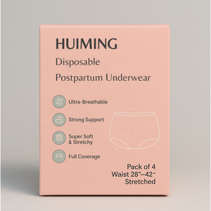 Đồ lót bà bầu dùng một lần 100% không dệt, cạp cao, dành cho phụ nữ sau sinh, thoáng khí, thân thiện với da - Product Image 3