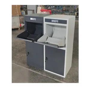 FAS-158 Stainless Steel Parcel Box locker Dropbox Package dropping Metal Outdoor Newspaper Letter Box Mailbox