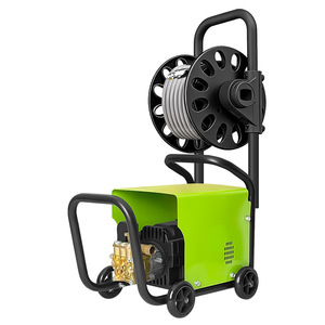 Nettoyeur haute pression électrique 1500W 3000W, machine de lavage de voiture portable avec enrouleur de tuyau pour usage domestique et garage - Product Image 1