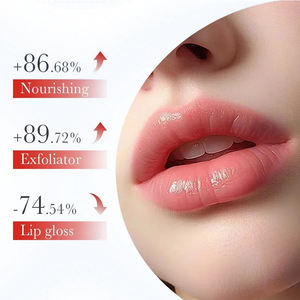 Exfoliante Labial Rosa Fresa Orgánico Natural Personalizado de Marca Privada OEM, Hidratante, Aclarante y Blanqueador - Product Image 5