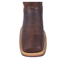 Bottes de cowboy western mi-mollet à bout carré, brodées sur mesure, style vintage, fabriquées par le fabricant