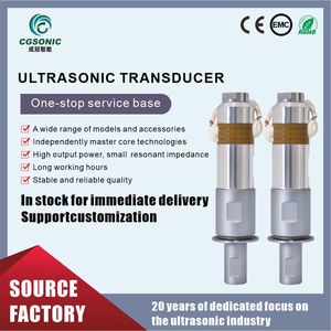 ממיר אולטרסאונד CGSONIC 20kHz 2000W בעל ביצועים משופרים, מתמר קרמי פיזואלקטרי 220-230V למכונות ריתוך פלסטיק - Product Image 4