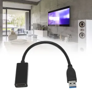 Adaptateur multimédia USB 3.0 vers HD 1080P 60HZ, vitesse 5 Gbps, <span class=keywords><strong>convertisseur</strong></span> vidéo portable, fabriqué en Chine continentale, compatible avec les PC Windows - Product Image 5