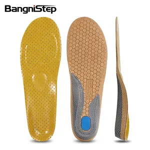 Bangni 도매 높은 아치 지원 탄소 섬유 플랫 피트 정형 외과 교정 insoles