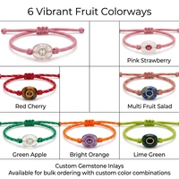 Bracelet tressé artisanal ajustable SongYi avec pendentifs en pierres précieuses naturelles – Bijoux d'été pour stations balnéaires