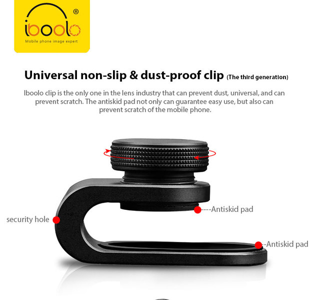 Iboolo Universal Clip for Dermatoscope 17mm Thread for All Phones