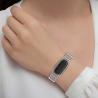 Forwelleny Bracelet de protection tout-en-un tendance en TPU transparent Glacier pour Google Fitbit Air