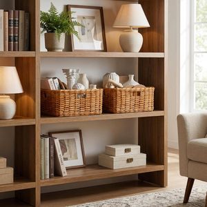 <span class=keywords><strong>Panier</strong></span> de rangement <span class=keywords><strong>en</strong></span> <span class=keywords><strong>osier</strong></span> tressé à la main sur mesure pour le salon et la chambre, idéal pour organiser les jouets, les livres et la décoration intérieure - Product Image 4