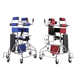 Cerebral Palsy <strong>Walker</strong> Steel Rehabilitation <strong>Gait</strong> Trainer for Hemiplegia Cerebral Palsy Patient Mobility Training Adjustable - Product Image 4