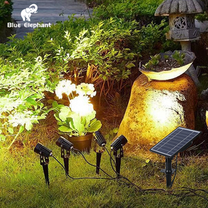 Projecteur <span class=keywords><strong>solaire</strong></span> LED étanche IP65 pour extérieur, cour, jardin, pelouse, lampes à piquet pour jardin - Product Image 2