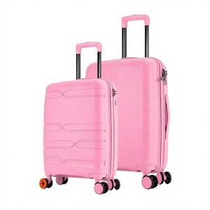 Juego de maletas Nasher Miles <span class=keywords><strong>Paris</strong></span> de polipropileno ligero y rígido, 2 piezas |   55cm 65cm |   Maleta con Ruedas Giratorias Resistentes al Agua de 8 Ruedas - Product Image 1