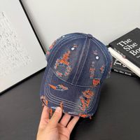 Gorra de Béisbol Retro Vintage para Hombre y Mujer, 6 Paneles, Ajustable, Nueva, de Mezclilla, con Visera Curva, Estilo Casual, para Primavera y Verano