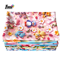 Kain Rayon Viscose Spun 100% Tenun Motif Bunga Terbaru, Kain Poplin Viscose di Cina untuk Pakaian Wanita, Kemeja, Gaun
