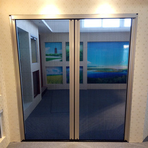 Màn Hình Trượt Cửa Có Thể Thu Gọn Màn Chống Muỗi Gấp Gọn Màn Hình Cửa Sổ Xếp Li Phụ Kiện Màn Hình Nam Châm Lưới Mềm Nhôm Định Hình - Product Image 4