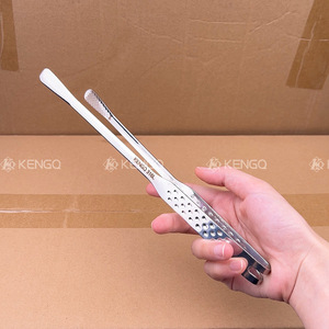 Pinzas para Barbacoa de Acero Inoxidable 316L, Estilo Coreano, Resistentes al Calor, para Cocina, para Manipular Filetes - Product Image 1