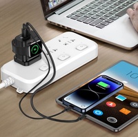 Nouveau chargeur mural sans fil magnétique 3-en-1 pour montre, écouteurs, iPhone, tablette, téléphone, charge rapide