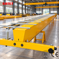 Pont roulant monopoutre suspendu mobile durable de 20 tonnes, niveau IP54 A5 A6, pour opérations en atelier intérieur