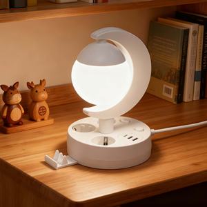 Turc, thaïlandais, laotien, égyptien, russe etc. Bandes d'alimentation standard européenne avec veilleuse et fonction de charge USB - Product Image 3