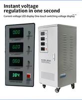 Stabilisateur de tension automatique triphasé 220V 380V AC SVC en cuivre, série TNS, 30 KVA, régulateur de tension AVR pour générateur