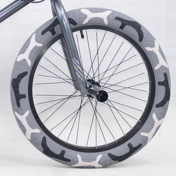 ユニークデザイン迷彩BMX用自転車タイヤ - 多サイズ対応、耐久性あり