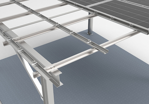 Pérgola <span class=keywords><strong>Solar</strong></span> de Acero Galvanizado de Tamaño Personalizado para Patio, Hogar, Comercio, Estacionamiento de Vehículos, 30KW 50KW 80KW - Product Image 6