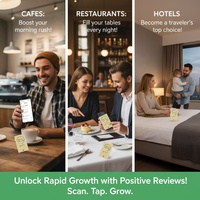 Etiqueta NFC RFID Mini de 13.56mhz para Reseñas de Google, Material de Madera Ecológico para Negocios Inteligentes y Redes Sociales, Venta al Por Mayor