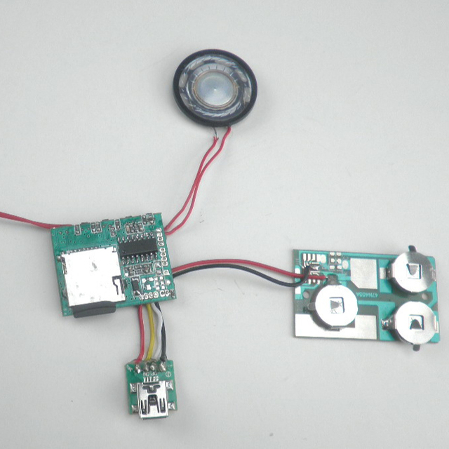 Mini USB Programmable Sound Module with UV Printing Portable for Promotional Postcard Greeting Cards & Music Boxes & Toys