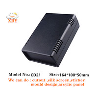 Boîtier de projet Iot boîtier en plastique électronique IP54 bricolage rentable pour boîtier de bureau avec évents 164x100x50mm CD21