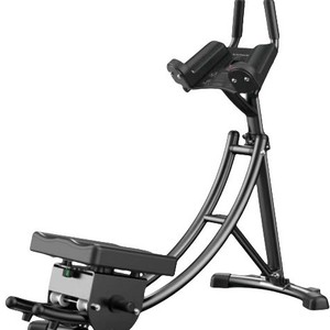 Machine à crunches abdominaux 130x67x127cm noire, équipement de fitness à domicile pour amincir le ventre et renforcer le tronc - Product Image 5