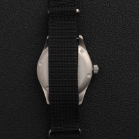 Montre de pilote domestique VH31, mouvement analogique, 36 mm, résistante à l'eau, bracelet en toile, verre saphir, boîtier en titane, style vintage