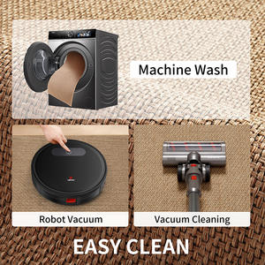 Nouveau ensemble <span class=keywords><strong>de</strong></span> tapis <span class=keywords><strong>de</strong></span> cuisine 2 pièces tapis <span class=keywords><strong>de</strong></span> couloir absorbant l'eau gris tapis <span class=keywords><strong>de</strong></span> <span class=keywords><strong>jute</strong></span> tapis - Product Image 5