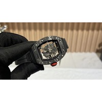 Nuevo Lanzamiento 2026, Reloj Mecánico Automático Tourbillon para Hombre con Caja de Fibra de Carbono de Alta Calidad