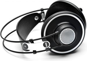 หูฟัง <span class=keywords><strong>AKG</strong></span> Pro Audio 2458X00190 (K702) แบบครอบหู เปิดหลัง สายแบน สำหรับงานสตูดิโอ พร้อมระบบตัดเสียงรบกวนแบบแอคทีฟ สีดำ - Product Image 3