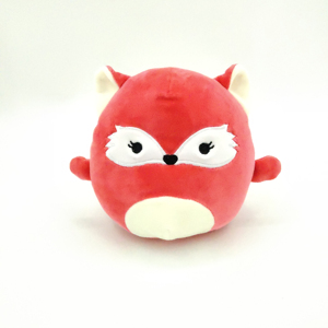 Venta al por mayor personalizable lindo tigres zorros etc ronda estilo serie animal de peluche de juguete - Product Image 5