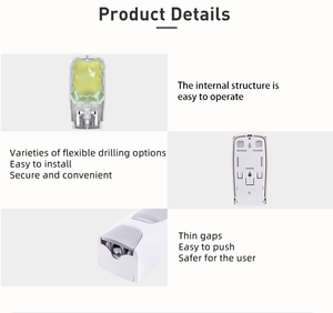 2024 OEM treo tường bọt bơm nhãn hiệu bọt xà phòng Nhà cung cấp bán buôn đẩy xà phòng lỏng <span class=keywords><strong>Dispenser</strong></span> - Product Image 5
