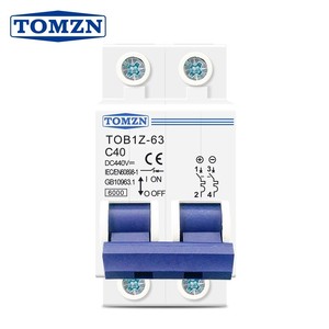 Disjoncteur miniature TOMZN 2P DC 440V MCB 6KA 3A 6A 10A <span class=keywords><strong>16A</strong></span> 20A 25A 32A 40A 50A 63A - Product Image 1