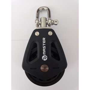 Polea de Rodamiento para Velero de Doble Rueda Master BP-0903F, Diámetro de Rueda de 90 mm, Diámetro de Cable de 14 mm, Herraje Marino - Product Image 2