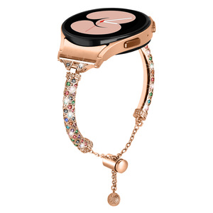 <span class=keywords><strong>Bracelet</strong></span> de montre de luxe pour Samsung <span class=keywords><strong>Galaxy</strong></span> <span class=keywords><strong>Watch</strong></span> <span class=keywords><strong>4</strong></span>/5/6/7 avec <span class=keywords><strong>bracelet</strong></span> en diamant pour femmes, <span class=keywords><strong>bracelet</strong></span> de montre intelligente - Product Image 1