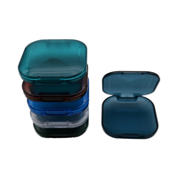 Boîte de transport de prothèses dentaires de luxe Yikang, étui de rangement orthodontique pratique, étui coloré en plastique pour appareil de rétention