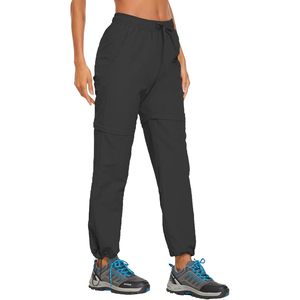 Pantalon de randonnée zippé pour femme, convertible en short, imperméable, léger, avec poches, pour le camping - Product Image 2