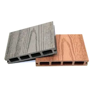 Outdoor Anti-UV Wood Plastic Composite Flooring WPC Decking Waterproof Timber Garden Terrace Decking