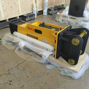 For SB43 <b>Box</b> Type Hydraulic Breaker with Engine Motor 6-9 Tons Excavators 1 Year Warranty Wooden <b>Crate</b> Packing 75mm Chisel - Product Image 1