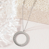 Collares de Joyería de Acero Inoxidable con Verso Religioso Islámico Árabe Musulmán Ayatul Kursi Eid para Hombres y Mujeres, Venta al por Mayor