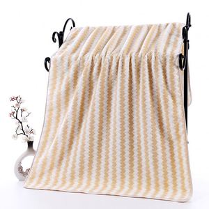 Grande serviette de bain en polaire corail, séchage rapide, douce, absorbante, pour la maison, supermarché, cadeau, amour, mère, bébé, vente en gros, couleur unie, adulte - Product Image 2